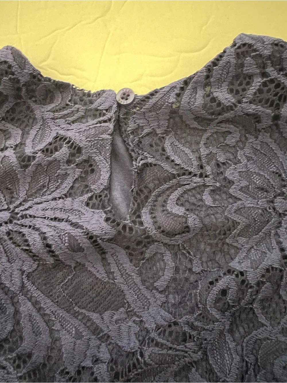 Peek 2T Toddler Girl Navy Blue Lace Dress FULL LINING NWOT